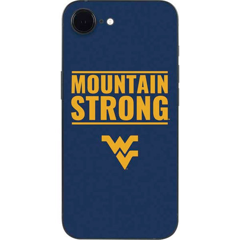 West Virginia University Yellow iPhone 16e Skin